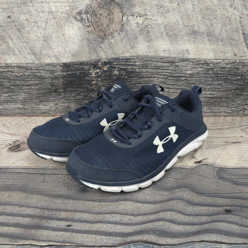 Under Armour Shoes Mens 12 US Blue Charged Assert Running Athletic 3022641-401 - Picture 3 of 12